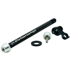 Trainer Axle - Steckachse für Rollentrainer, The Robert Axle Project
Enthaltene Spacer: keine; Komplettsystem passend für Cervélo R.A.T. Systeme, incl. Ersatz-Schaltauge, das das original R.A.T. System-Schaltauge ersetzt.
Größe: M12X1.5 142 - Produktbild - 1