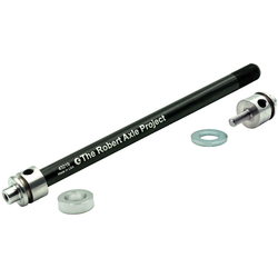 Steckachse für FollowMe Tandem, The Robert Axle Project
Enthaltene Spacer: 6 mm Flat
Größe: M12x1.5 159/162/165 , Farbe: Schwarz, Gewicht: 142 g, VE: 1 Stk. - Produktbild - 1