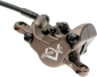Bremse Dominion A2 SFL schwarz/bronze, Hayes
Lieferung ohne Scheiben und Adapter. SFL-Version (short finger lever).
Größe: HR, Farbe: Schwarz/bronze, Gewicht: 303 g, VE: 1 Stk. - Produktbild - 1