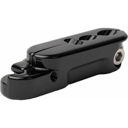 Zugführung SMART ENTRY ab MY18, MERIDA
Aluminium, 1 x 5 mm hydraulisch + 1 x 4 mm mechanisch + 2 x 2,5 mm Di2
Farbe: Schwarz, VE: 1 St. - Produktbild - 1
