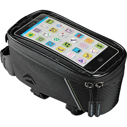 Oberrohrtasche Smartphone Touchscreen, MERIDA
Größe: XL (18x9,5x9 cm), Farbe: Schwarz, Gewicht: 114 g, VE: 1 Stk. - Produktbild - 1