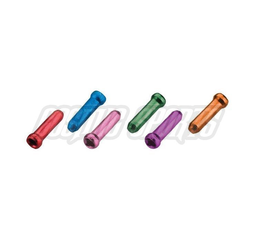 Zugendhülsen Crimp, JAGWIRE
Passend für Schalt- und Bremsinnenzüge bis 1,8 mm
Farbe: Color Mix, VE: 500 Stk. - Produktbild - 1
