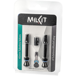 milKit Tubeless Ventile 45 mm 2 Stück – zuverlässige Dichtheit für dein MTB und Rennrad - Produktbild - 1