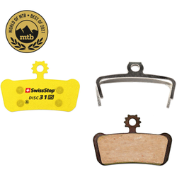 Bremsbeläge Disc 31 RS, SwissStop
Farbe: Gelb, VE: 2 Stk./1 Paar - Produktbild - 2