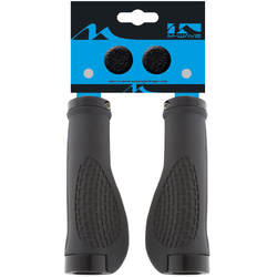 M-WAVE Griffe Ergo Fix Schraubklemmung, 130mm + 130mm  schwarz - Produktbild - 1