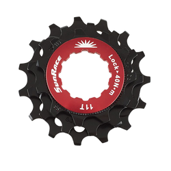 SunRace Verschlussring + Ritzel SPCS11 B 11-fach MTB 11-13-15T schwarz - Produktbild - 1