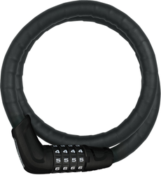 Abus Steel-O-Flex-Schloss Tresorflex 6615C schwarz 85cm inkl. Halter - Produktbild - 1