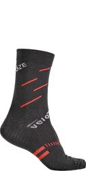 Socken Merinowolle schwarz/rot, veloToze
Größe: 37 - 42.5
Größe: S/M, Farbe: schwarz/rot, Gewicht: 49 g, VE: 1 Paar - Produktbild - 1