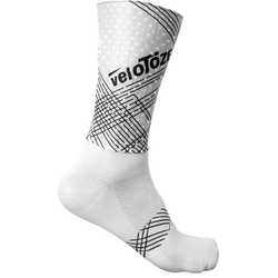Socken Aero weiß, veloToze
Größe: S/M, Farbe: Weiß, Gewicht: 35 g, VE: 1 Paar - Produktbild - 1