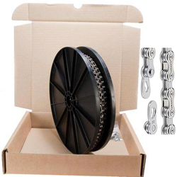 Kette Connex 11sE 11fach E-25 Nickel/Edelstahl, silber, Haspel 25m - Produktbild - 1 Kette Connex 11sE 11fach E-25 Nickel/Edelstahl, silber, Haspel 25m - Produktbild - 1