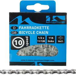 Kette M-Wave 10fach, 1/2 x 11/128 116 Glieder, grau - Produktbild - 1