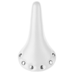 Sattel mit Nieten Unisex, weiß - Produktbild - 1 Sattel mit Nieten Unisex, weiß - Produktbild - 1