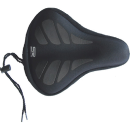 Sattelüberzug Selle Royal Gel schwarz,large, 258x226mm, ca.264g,Unisex - Produktbild - 1