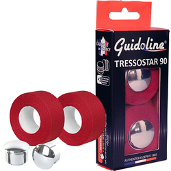 Lenkerband Tressostar 90 Karton mit Stopfen, feuerrot - Produktbild - 1
