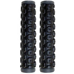 Griffe Velo D2 Paar 130/130 mm, Noppen, schwarz/grau - Produktbild - 1
