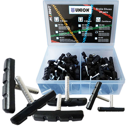 Bremsschuh Union, Cantilever Symm, Schwarz, 70 Mm, 25 Paar In Karton - Produktbild - 1 Bremsschuh Union, Cantilever Symm, Schwarz, 70 Mm, 25 Paar In Karton - Produktbild - 1