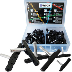 Bremsschuh Union, Cantilever Asymm, Schwarz, 72 Mm, 25 Paar In Karton - Produktbild - 1