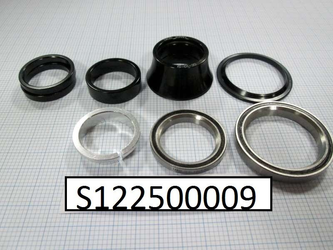 Specialized HDS COMPLETE, INTEGRATED, 1-1/8" UPPER, 1.5" LOWER, 45X45 DEG, 45MM WIDE/20MM TALL ALLOY CONE COVER, W/ CROWN RACE & ALLOY SPACERS One Color - Produktbild - 1