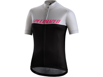 SPECIALIZED RBX COMP LOGO TEAM SS WOMEN'S JERSEY - BLACK/LIGHT GREY/NEON PINK TEAM, MEDIUM - Produktbild - 1