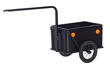 Roland Anhaenger Mini-Boy 12 Zoll Hochdeichsel hoehenverstellbar mit Kupplung ohne Deckel - Produktbild - 1