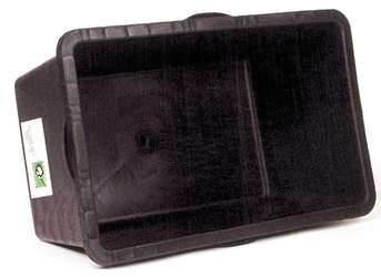 Kunststoffwanne Roland 90 ltr schwarz für Anhänger Big Boy und Der Roland - Produktbild - 1