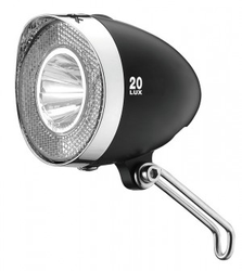 XLC BATTERIE SCHEINWERFER LED CL-F20 MIT STVZO FÜR ALLE RÄDER, SCHWARZ 20 LUX - Produktbild - 1