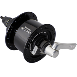 SHIMANO Nabendynamo ALFINE DH-S501 6 Volt/3 Watt 36 Loch Center-Lock Schwarz - Produktbild - 1