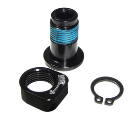ASTRO Horstlink Schraubenset, sw 2014 schwarz,1x Schraube mit Platte+E-clip - Produktbild - 1