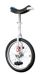 Einrad OnlyOne 18", weiss, Alufelge, Reifen schwarz - Produktbild - 1