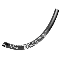 Felge G 540 Disc 27,5", DT SWISS
Größe: 28 Loch, Farbe: Schwarz, Gewicht: 530 g, VE: 1 St. - Produktbild - 1