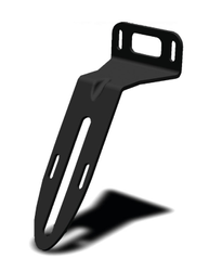Kennzeichenhalter Racktime schwarz für schnelle Pedelecs 30° Winkel - Produktbild - 1