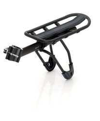 XLC Gepäckträger RP-R06 Schwarz Matt aus Aluminium für Sattelstütze bis 580 mm Breite - Produktbild - 1