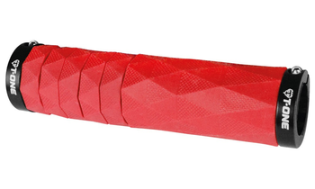 Griffe T-One Diamond rot, 94/134mm, 2x Schraubensicherung - Produktbild - 1