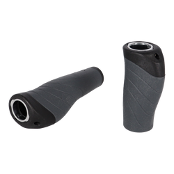 XLC GRIFFE ERGONOMIC GR-S04 135/92MM, SCHWARZ/GRAU, SCHRAUBENSICHER. - Produktbild - 1