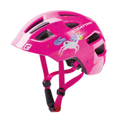 Fahrradhelm Cratoni Maxster (Kid) Einhorn/pink glanz, Gr. S/M (51-56cm) - Produktbild - 1 Fahrradhelm Cratoni Maxster (Kid) Einhorn/pink glanz, Gr. S/M (51-56cm) - Produktbild - 1
