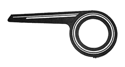 9be61501604e1f21ece1242b47cc69e8-21103391-21103391.JPG Kettenschutz Horn SK 24 1-flügelig bis 46 Zähne, schwarz,für Nabenschaltung - Produktbild - 1