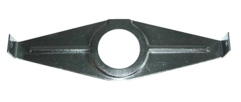 Kettenschutz Horn Befestigungssatz 33-38 Zähne, verzinkt, 180mm, B0438 - Produktbild - 1