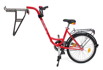 Trailer Add and Bike by Roland 20 Zoll rot ohne Schaltung mit Freilauf - Produktbild - 1