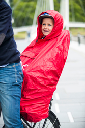 Regenponcho Hamax für das Kind im Sitz rot - Produktbild - 2