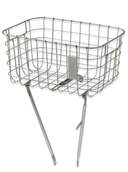 Vorderradkorb Basil Robin m. Streben 31x46,5x25cm,si,weitmaschig, Festmontage - Produktbild - 1 Vorderradkorb Basil Robin m. Streben 31x46,5x25cm,si,weitmaschig, Festmontage - Produktbild - 1