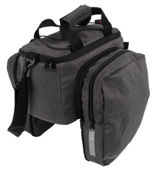 Atranvelo Zap System Fahrradtasche 33x20x16 cm grau inkl. AVS Adapter - Produktbild - 2