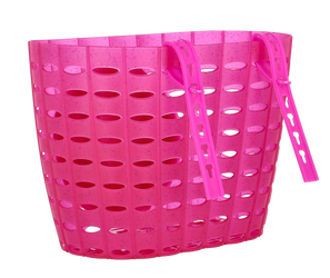 Lenkerkorb Bike Fashion Einhorn 19,5x10,5x15,0cm, pink/Motiv, Kunststoff - Produktbild - 2