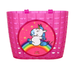 232-72-29200-4014503360536-Wiener-1-21104085.png Lenkerkorb Bike Fashion Einhorn 19,5x10,5x15,0cm, pink/Motiv, Kunststoff - Produktbild - 1