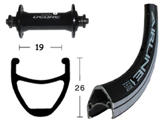 V-Rad 28x1.75Deore sz.SSP 36L Rodi Airline 1 schwarz.Niro-Spei.schwarz - Produktbild - 1 V-Rad 28x1.75Deore sz.SSP 36L Rodi Airline 1 schwarz.Niro-Spei.schwarz - Produktbild - 1