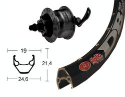 13bf6133b33bbc1102619fd28ca3d465-21104732.JPG V-Rad 28" DH3D32 6-Loch .sz .SSP 36L Ryde ZAC 2000 Disc schwz. Niro.Spei.(sz) - Produktbild - 1