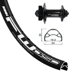 XLC V-RAD 24X1.9 FW-A05 6-LOCH.SZ SSP 32L - Produktbild - 1