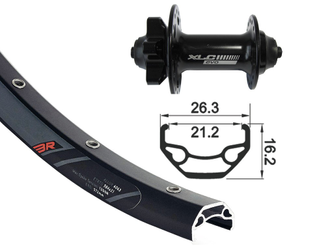 XLC V-RAD 26X1.9 FW-A06 6-LOCH..SZ SSP 32L - Produktbild - 1 XLC V-RAD 26X1.9 FW-A06 6-LOCH..SZ SSP 32L - Produktbild - 1