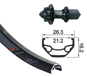 XLC H-RAD 26X1.9 RW-A06 6-LOCH..SZ SSP 32L - Produktbild - 1 XLC H-RAD 26X1.9 RW-A06 6-LOCH..SZ SSP 32L - Produktbild - 1