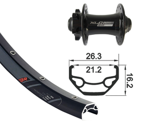 XLC V-RAD 27.5" FW-A11 6-LOCH..SZTA 15 32L - Produktbild - 1
