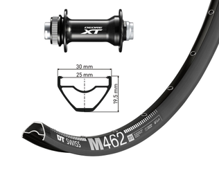 V-Rad 29" Deore XT..szTA 15 110mm DTSwiss M462 Disk sz .Niro-Spei.(sz)32L - Produktbild - 1